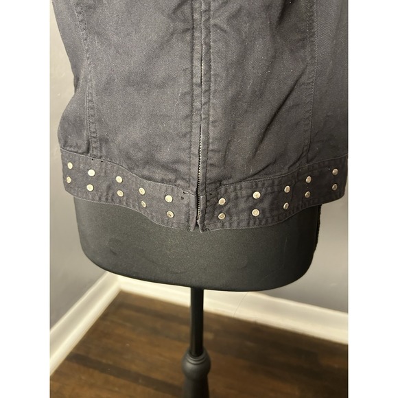 Harley-Davidson Women Zip Vest With Embroidered Eagle On The Back Size M biker - Picture 13 of 15